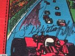 Indianapolis Motor Speedway Autographed Pennant.  Autographs include Lloyd Ruby, Bobby Unser, Tom Carnegie, Lynn St. James, Tom Sneva and Others