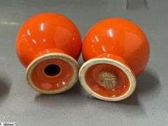 2 Pairs Fiesta Salt and Pepper Shakers - 3" of each