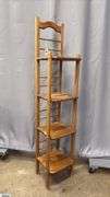 Wooden Chair Style Shelf 12x57" Tall