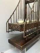 2 Metal Golden Gate 9 Flame Table Top Candle Holder Each Measure 30.5x5.5x18" Tall