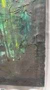 Alummoa Zumigo Abstract #41, Mixed Media and Oil Painting on Canvas, Measures 35x56"