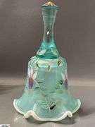 6 Ruffled Edge Glass Bells - 7" of tallest