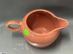 9pcs Fiesta Rose Dish Pieces - 2 Pint Pitcher, Salt and Pepper, Plates, Bowls - 10.5" of largest plate