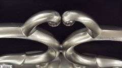 2 Made In Holland Pewter Candelabras, One Needs Repair 13.5"x6"