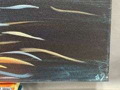 10 Painting Party Canvases, landscapes, Waterfall, Garden Path, Moonlight Scenes Each Measures 16x20"