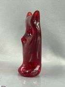 Viking Glass Owl 5.25", Owl and Mushroom Figurines