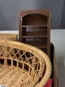 Doll House, with Furniture and Accessories, Other Minis, Some Wear, House 26"x28"