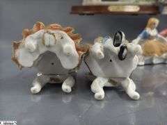 Made In Occupied Japan and Other Figurines Some Wear, 4" Tallest