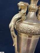 Pair of Bronze Renaissance 4 Arm Candelabras 24" Tall