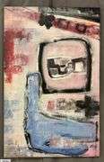 Alummoa Zumigo Mixed Media and Oil Painting on Canvas 36x56"
