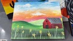 15 Painting Party Canvases, 11x14"