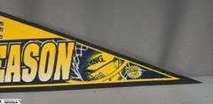 3 Basketball Pennants.  Indianapolis Pacers, 1999/2000 Conseco Fieldhouse Pacers Inaugural Season and Indiana Legends Basketball Pennant