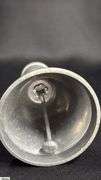 4pcs Pewter Candle Holders and Bud Vase, Tallest 7"