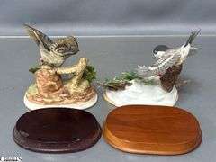 5 Bird Figurines - Andrea by Sadek, Lefton, and Others - 7" of tallest