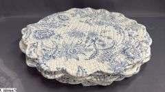 Country Blue Pottery Barn Dishes, Service For 8 Dinner, Salad, Soup Bowls, Mugs with 10 Place Mats