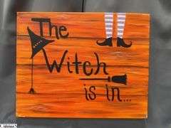 12 Paintings on Canvas Halloween and Witch Themes, Larger 2 16x20"