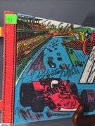 Indianapolis Motor Speedway Autographed Pennant.  Autographs include Lloyd Ruby, Bobby Unser, Tom Carnegie, Lynn St. James, Tom Sneva and Others