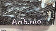 Antonio Garcia Calm Waters, Impressionist Acrylic Painting On Canvas 36x56"