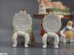 Made In Occupied Japan and Other Figurines Some Wear, 4" Tallest