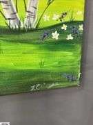 10 Canvas Paintings, Streams, Florals and Others Each Measures 16x20"