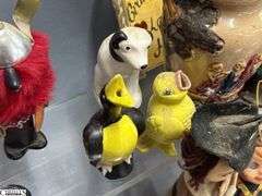 Figurines, Mini Clocks, Animals, Whistling Birds, Owl, Tourist Dolls, Bears