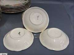 Franciscan Desert Rose Plates and Bowls - 10.5" of dinner plate - some chipping - approx 25pcs