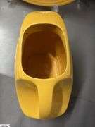 11pcs Fiesta Yellow Dishes - Charger Platters, Large Disk Pitcher, Saucers, Plate, 2 Pint Pitcher- 14" of largest