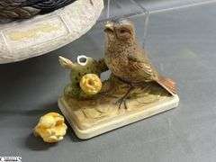 Lefton and Ski Country Bird Figurines - Both Damaged - 10" of largest