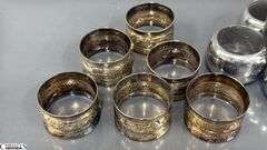 Pewter and Silver Plated Napkin Rings