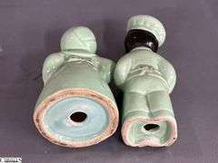 Black Americana Salt and Pepper Shakers, Tallest 5"