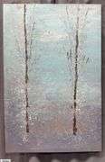 Samuel Tinoco Trees #17, Acrylic Painting on Canvas, Measures 36x55"