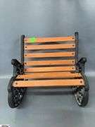 Wooden Childs Bench 19"x17" Tall, Doll Rocker Some Damage, Shelves