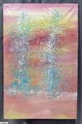Samuel Tinoco Trees #46, Acrylic Painting on Canvas, Measures 36x55"