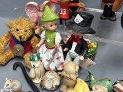 Figurines, Mini Clocks, Animals, Whistling Birds, Owl, Tourist Dolls, Bears