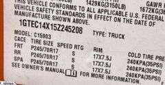 2005  GMC  Sierra • Towed • Will NOT Jump