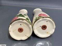 Franciscan Desert Rose Platter, Divided Dish, Salt and Pepper, Cream and Sugar, Butter Dish, Stand - 14" of platter - 10pcs