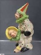 Clown Collectibles, and Figurines Marked Japan, Hong Kong, Music Boxes, Planter, Tallest 10"
