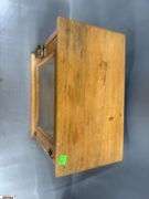 Wooden Table Top Display Case 14x8x13.5'