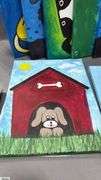 16 Painting Party Canvases, Youth Themes, Dogs, Trucks, Frogs In Moonlight, Cactus Sunset and More 11x14"