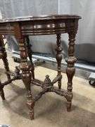 Six Legged Parlor Table, Has Wear to The Top 36"x21"x29"