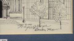 3pcs Framed Prints, Trinity Church, Berlin's Gendarmenmarkt and Brandenburg Gate, Largest 12x15"