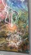 Beebe Abstract Mixed Media Artwork On Canvas 48x36"