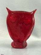 Viking Glass Owl 5.25", Owl and Mushroom Figurines