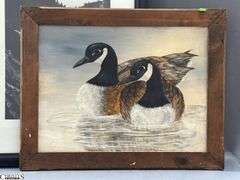 5pcs, Framed Art Prints and Painting, Wear to The Frames, One Has Been Repaired, Largest 26x32"