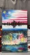 10 Painting Party Canvases, Love, Water, Fair at Sunset, Largest 16x20"