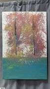 Samuel Tinoco Trees #47, Acrylic Painting on Canvas, Measures 36x54"