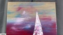 Samuel Tinoco Boat #6, Acrylic Painting on Canvas 36x56"