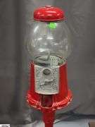 Vintage Gumball Machine Paint Is Chipping 40" Tall