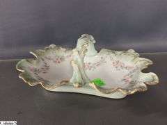 4pcs Floral Motif China - Limoges, German, and Others - 11" of largest