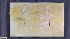 Samuel Tinoco Trees, Yellow Background, Acrylic Painting on Canvas 36x56"